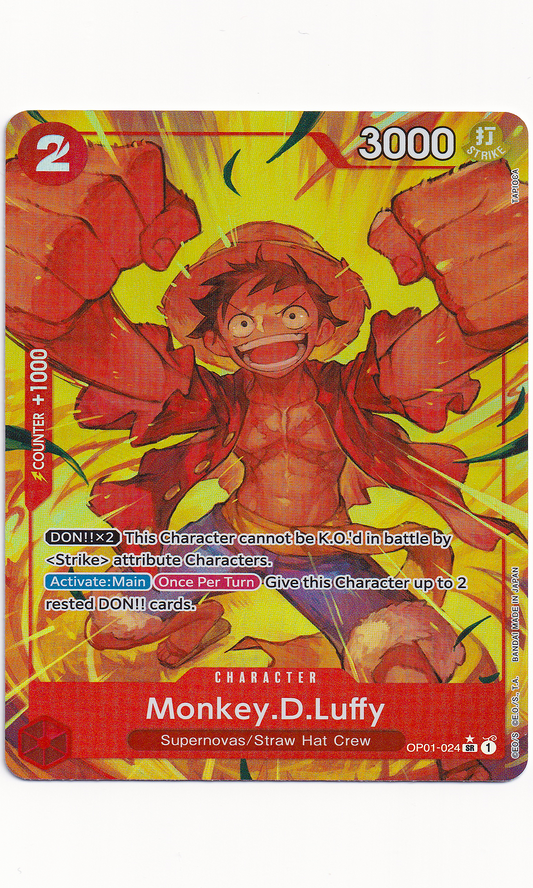 One Piece - #01-024 Monkey.D.Luffy (Alternate Art)