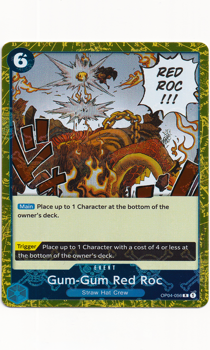 One Piece - #04-056 Gum-Gum Red Roc (Jolly Roger Foil)