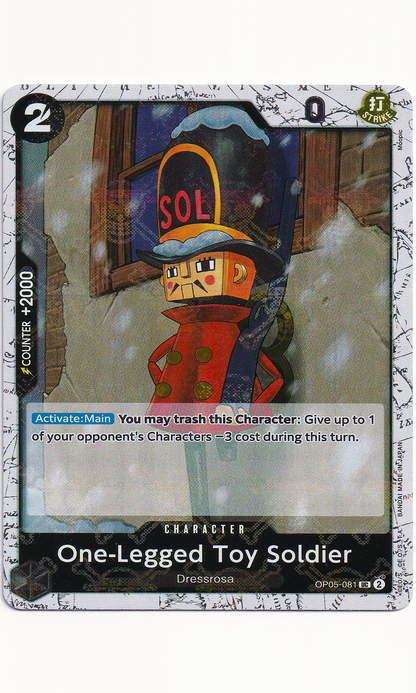 One Piece - #05-081 One-Legged Toy Soldier (Jolly Roger Foil)