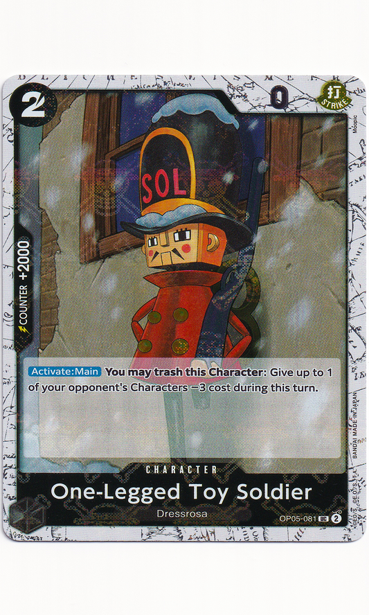 One Piece - #05-081 One-Legged Toy Soldier (Jolly Roger Foil)