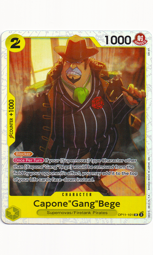 One Piece - #11-101 Capone"Gang"Bege (Super Rare)