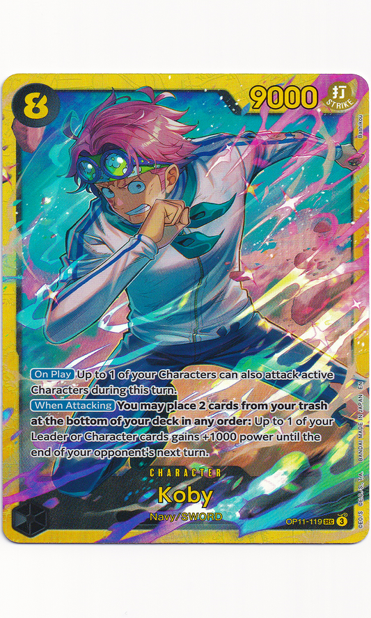 One Piece - #11-119 Koby (Secret Rare)