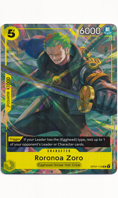 One Piece - #OP07-113 Roronoa Zoro (Illustration Box Vol.3)