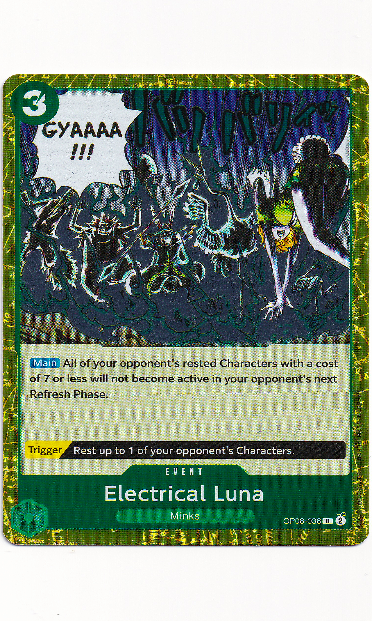One Piece - #OP08-036 Electrical Luna (Rare)