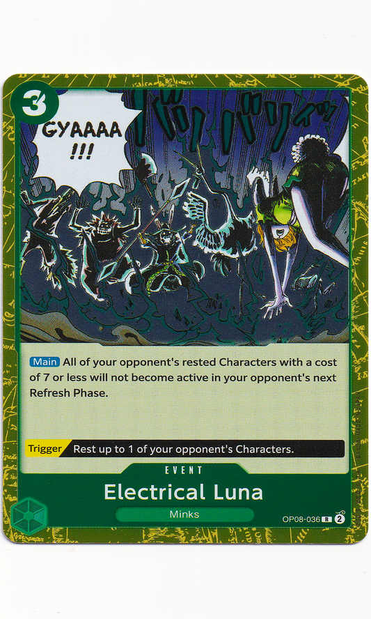 One Piece - #OP08-036 Electrical Luna (Rare)
