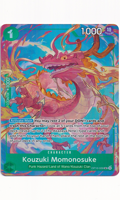 One Piece - #OP10-028 Kouzuki Momonosuke (Premium Card Collection)
