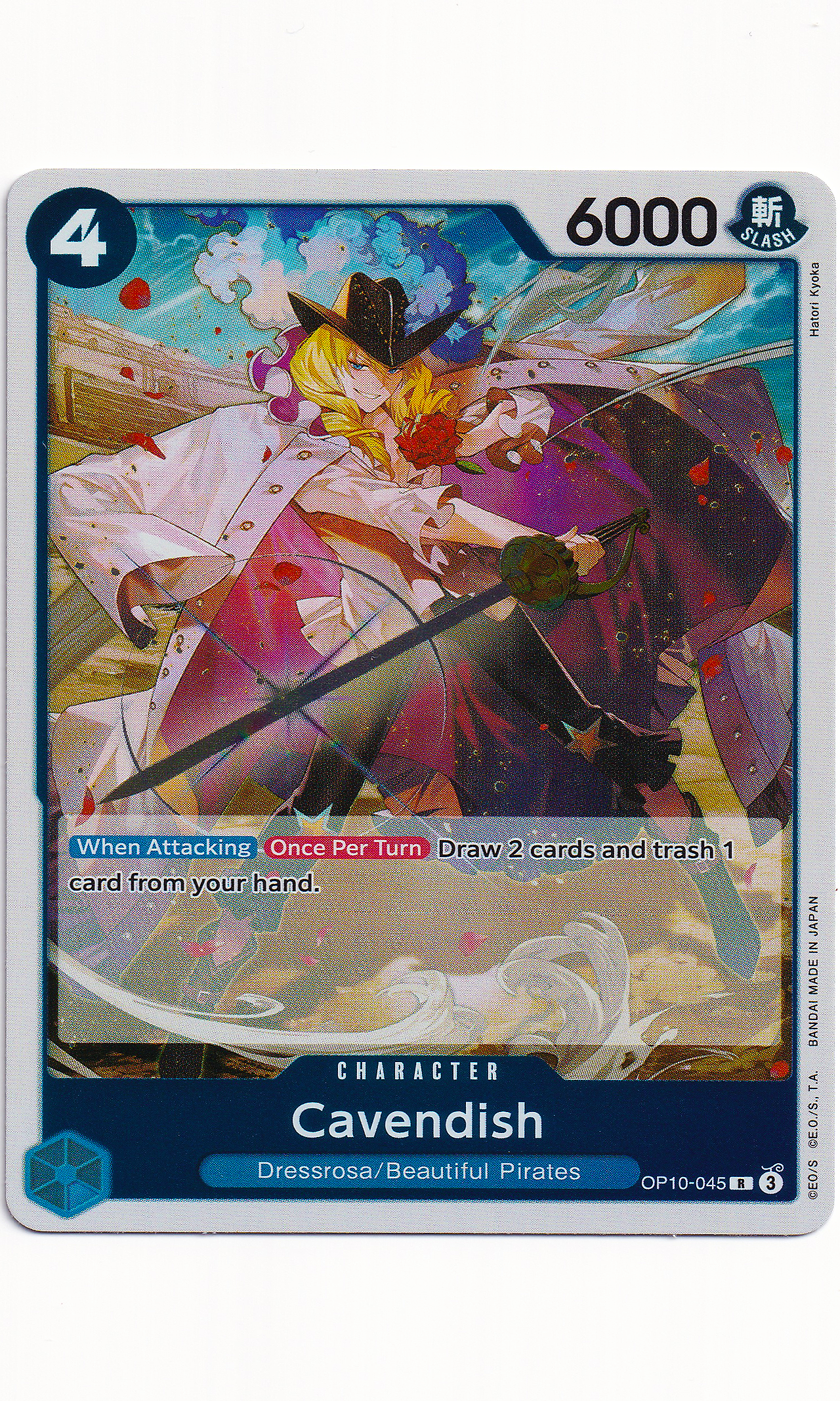 One Piece - #OP10-045 Cavendish (Rare)