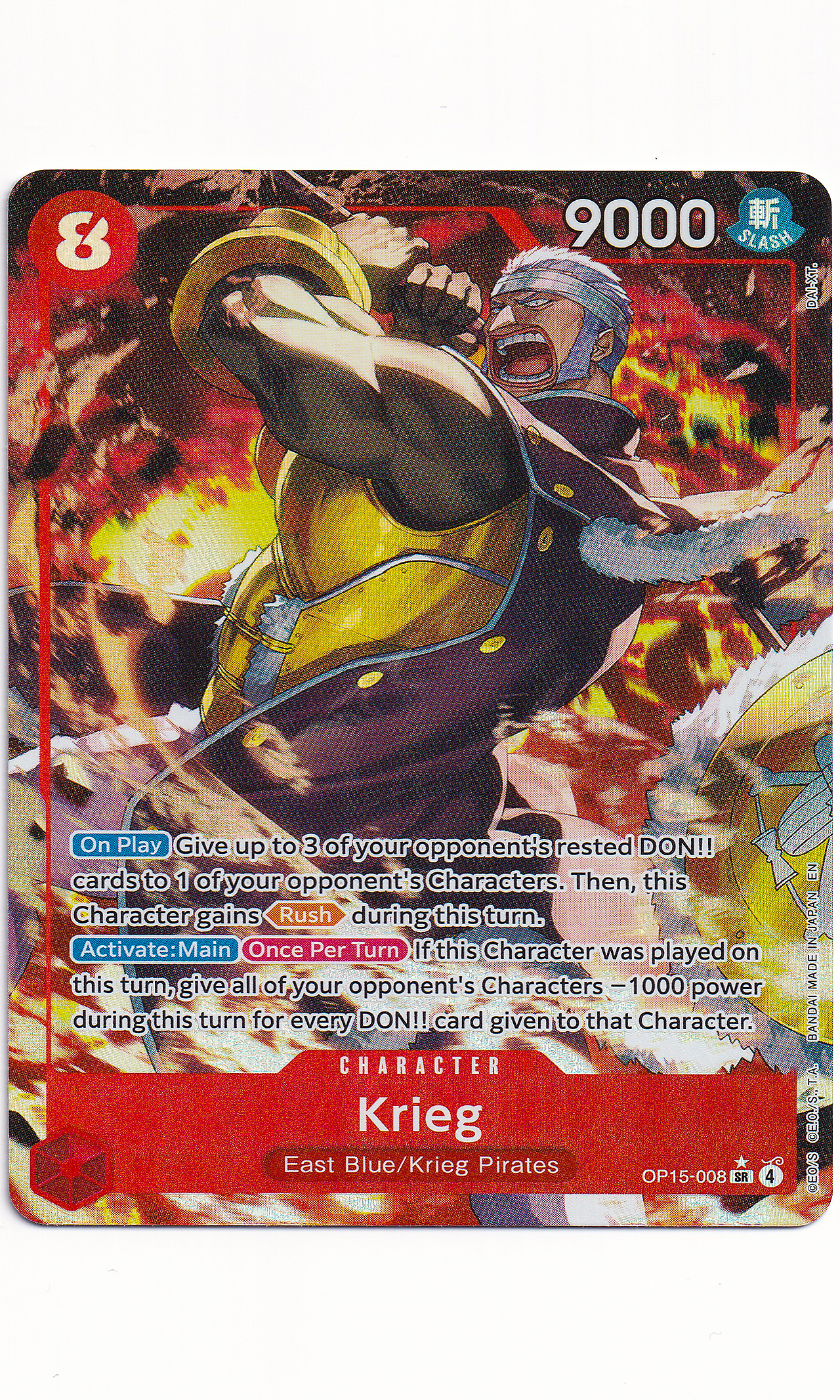 One Piece - #OP15-008 Krieg (Alternate Art)
