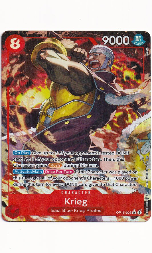 One Piece - #OP15-008 Krieg (Alternate Art)