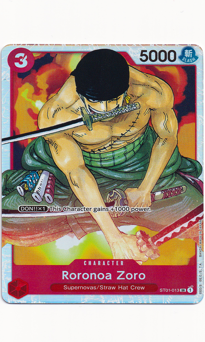One Piece - #ST01-013 Roronoa Zoro (Super Rare)