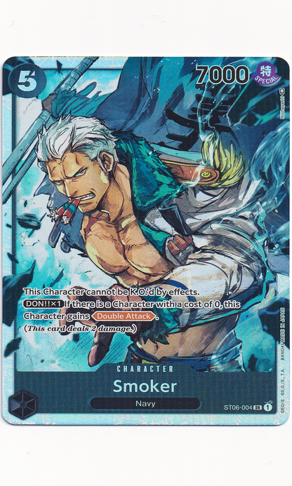 One Piece - #ST06-004 Smoker (Super Rare)