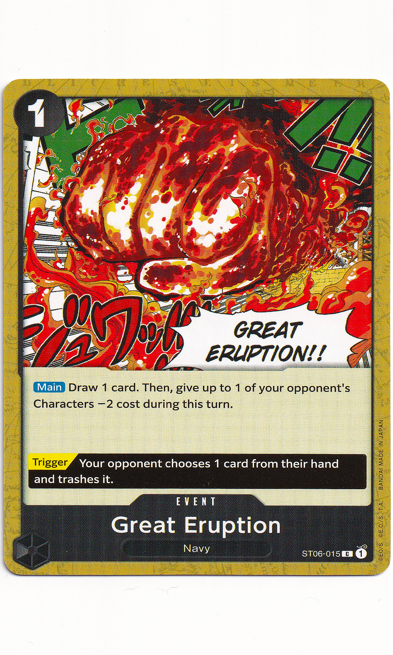 One Piece - #ST06-015 Great Eruption