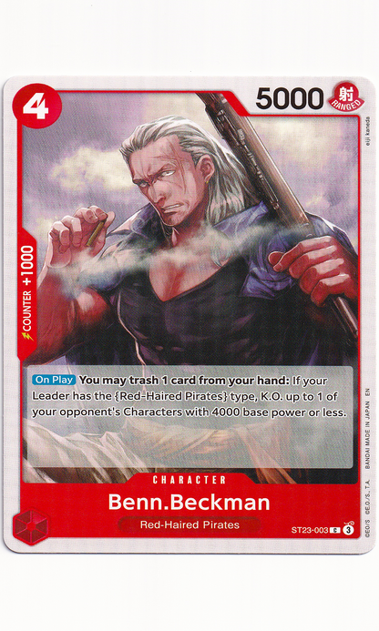 One Piece - #ST23-003 Benn.Beckman