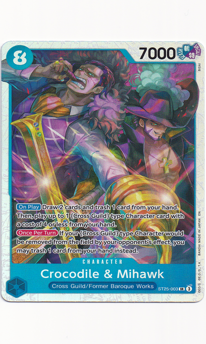 One Piece - #ST25-003 Crocodile & Mihawk (Super Rare)