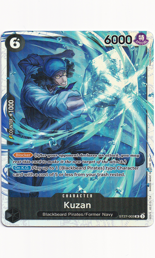 One Piece - #ST27-003 Kuzan (Super Rare)