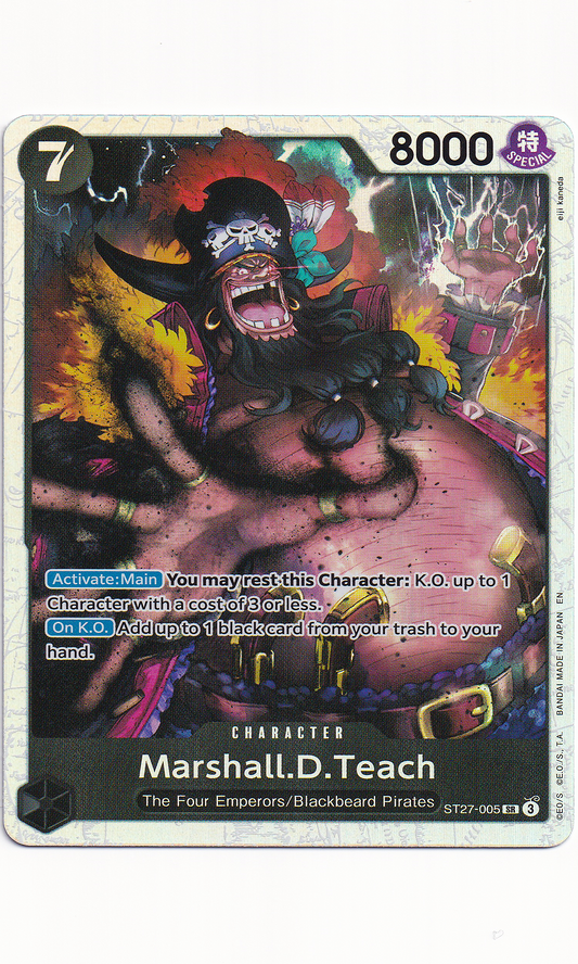 One Piece - #ST27-005 Marshall.D.Teach (Super Rare)