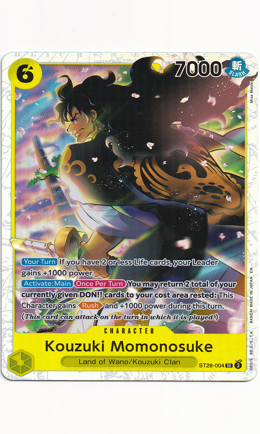 One Piece - #ST28-004 Kouzuki Momonosuke (Super Rare)