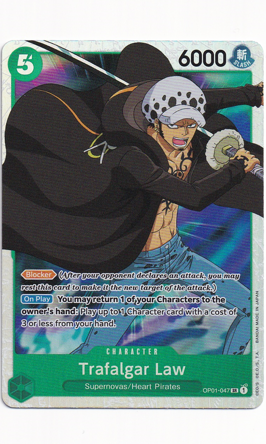 One Piece - #01-047 Trafalgar Law (Super Rare)