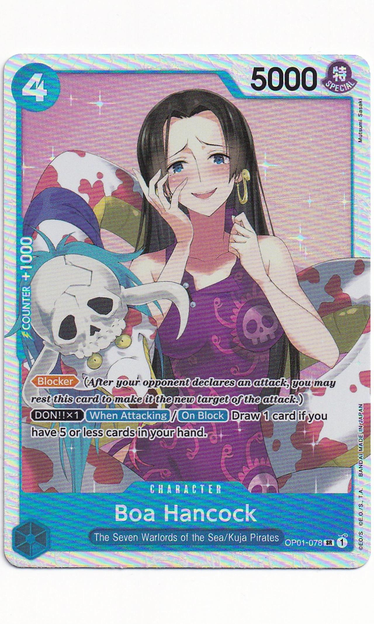 One Piece - #01-078 Boa Hancock (Super Rare - Reprint)
