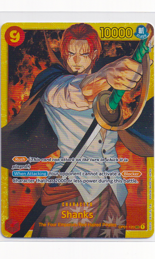 One Piece - #01-120 Shanks (Secret Rare - Reprint)