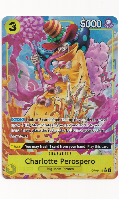 One Piece - #03-113 Charlotte Perospero (Alternate Art)
