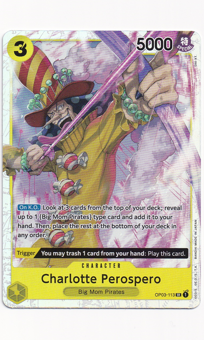 One Piece - #03-113 Charlotte Perospero (Super Rare - Reprint)