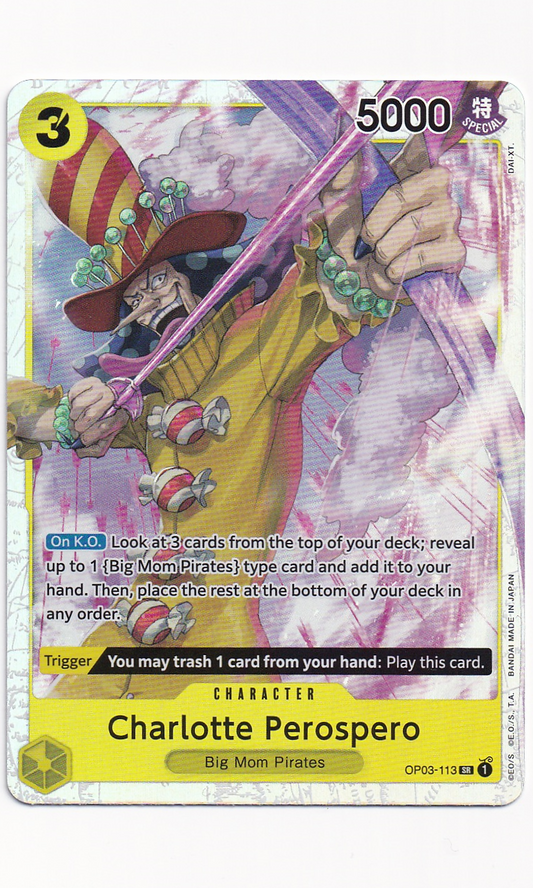 One Piece - #03-113 Charlotte Perospero (Super Rare - Reprint)