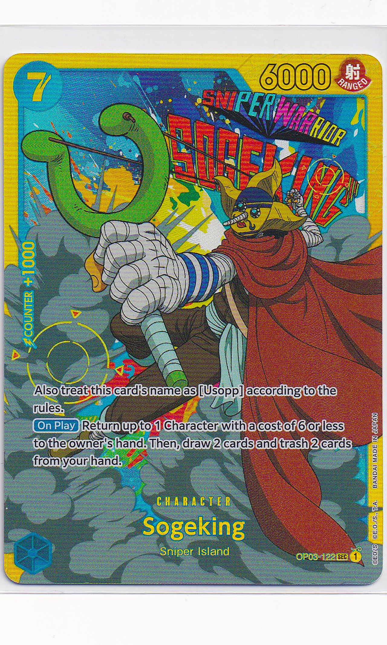 One Piece - #03-122 Sogeking (Secret Rare)