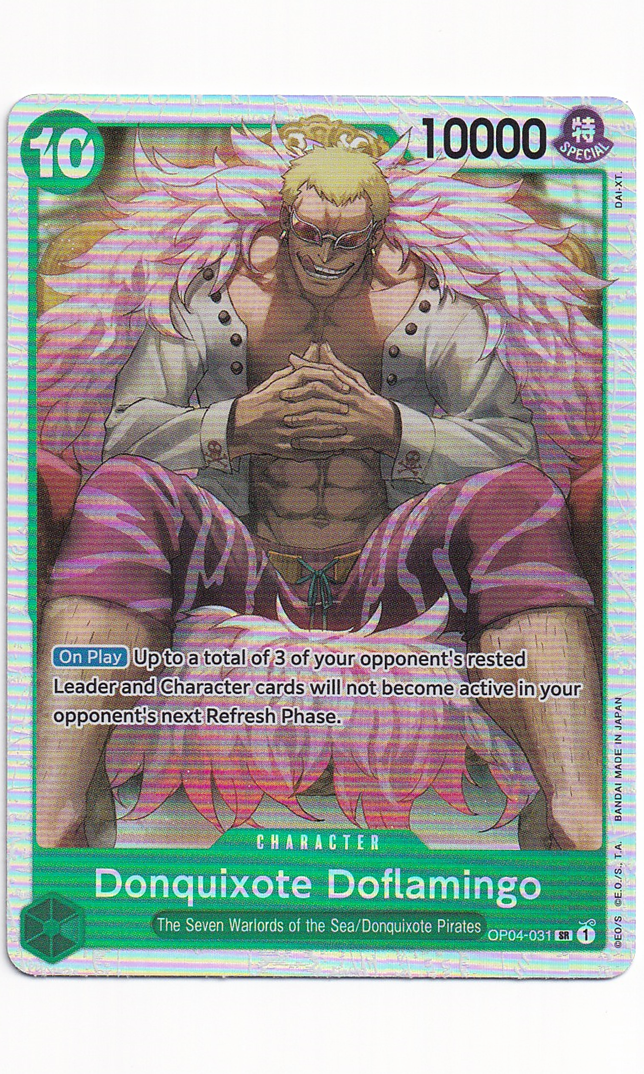 One Piece - #04-031 Donquixote Doflamingo (Super Rare - Reprint)
