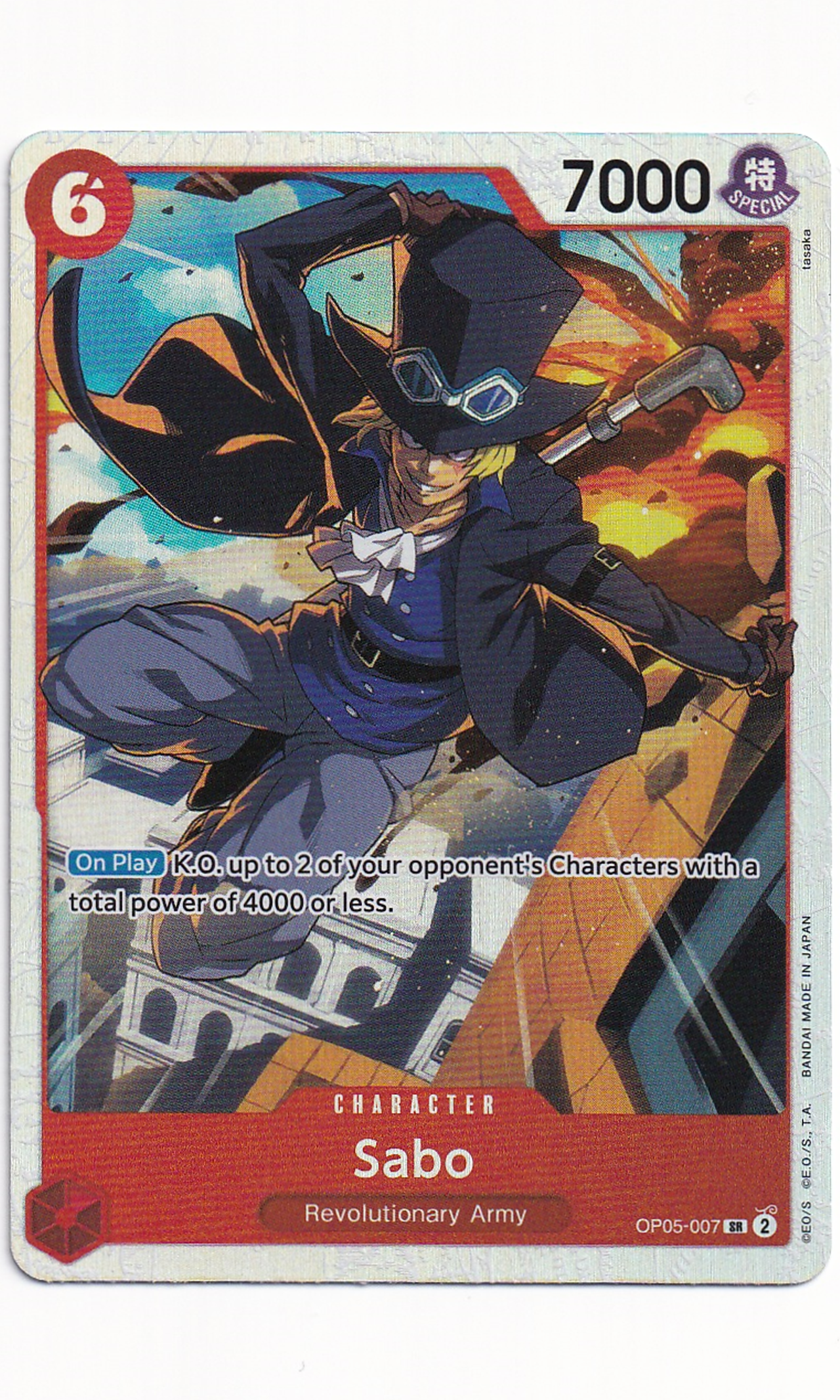 One Piece - #05-007 Sabo (Super Rare - Reprint)