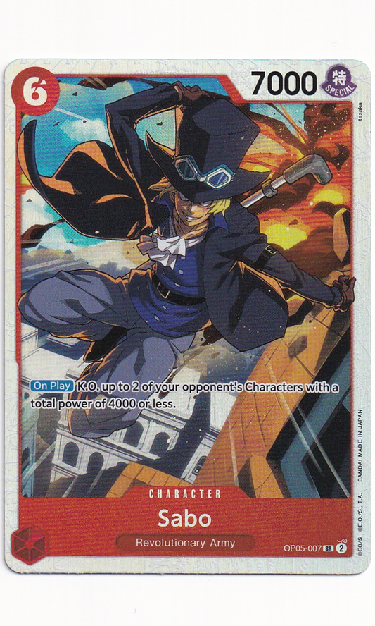 One Piece - #05-007 Sabo (Super Rare - Reprint)
