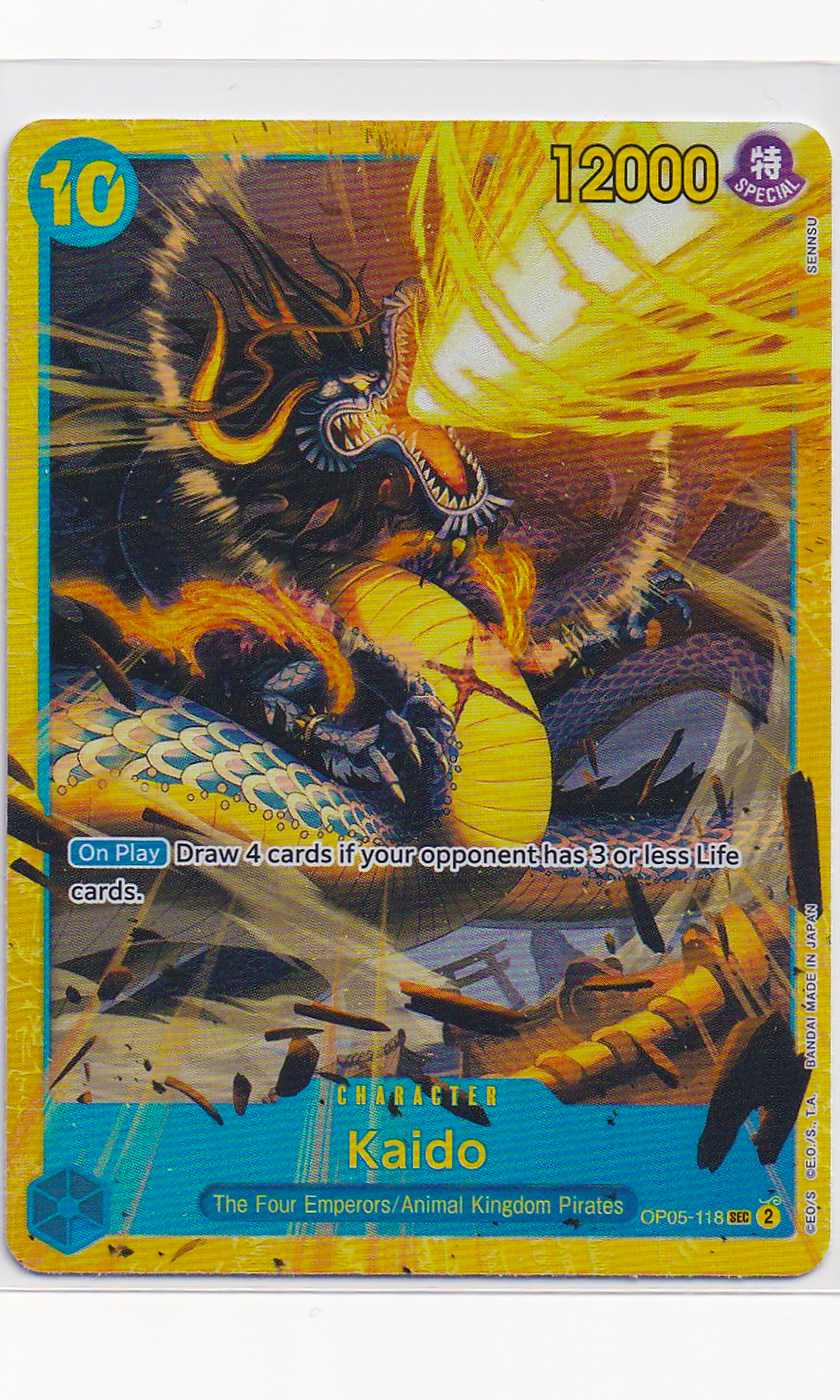 One Piece - #05-118 Kaido (Secret Rare)