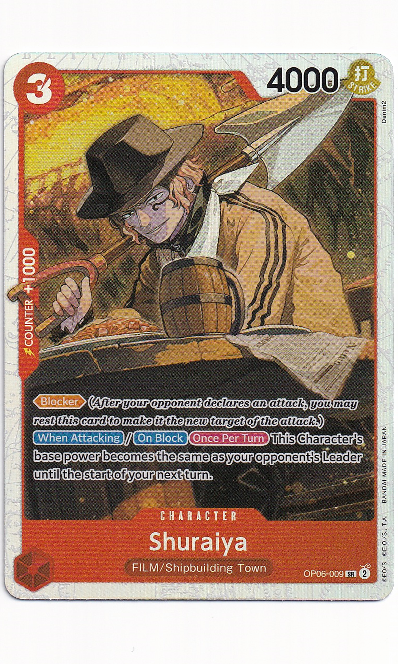 One Piece - #06-009 Shuraiya (Super Rare)