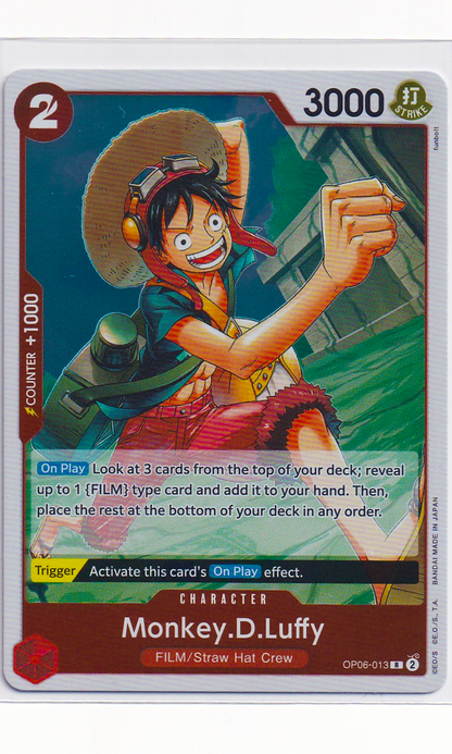 One Piece - #06-013 Monkey.D.Luffy (Rare)