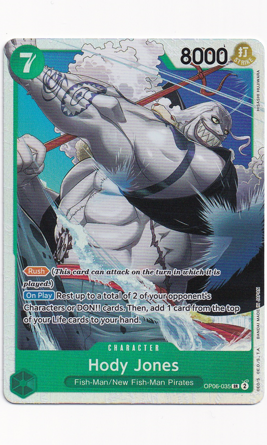 One Piece - #06-035 Hody Jones (Super Rare)