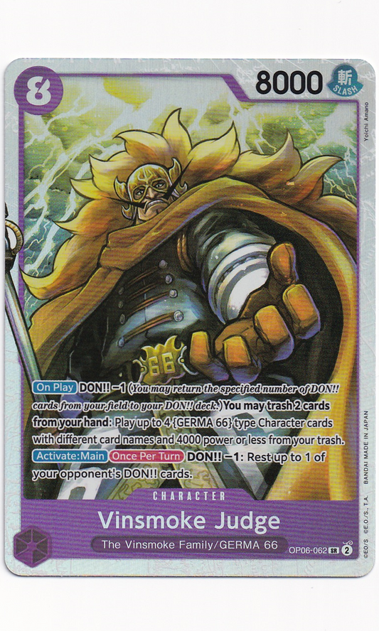 One Piece - #06-062 Vinsmoke Judge (Super Rare)