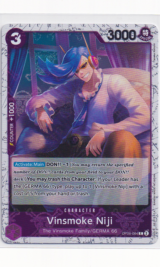 One Piece - #06-064 Vinsmoke Niji (Jolly Roger Foil)