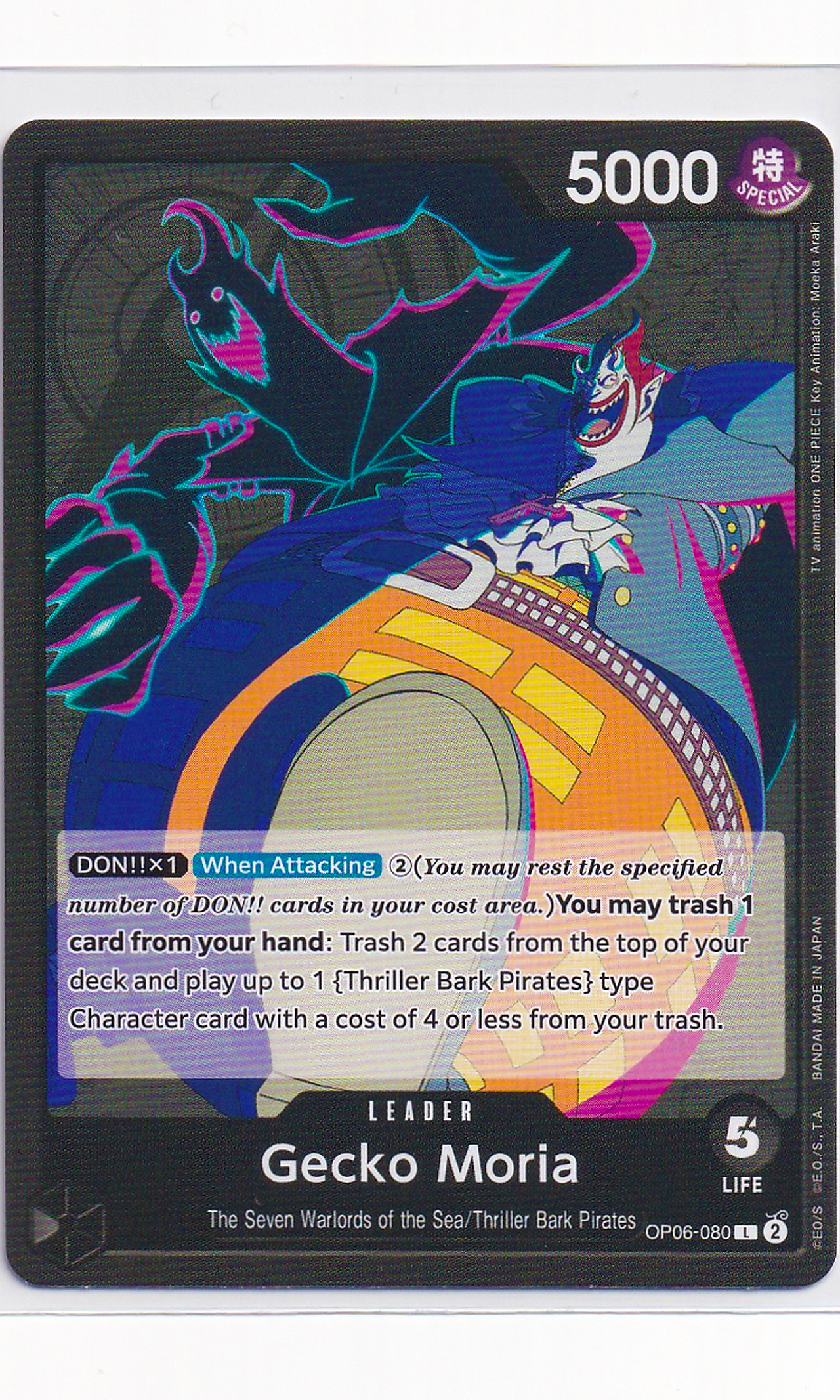 One Piece - #06-080 Gecko Moria (Leader)