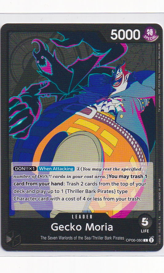 One Piece - #06-080 Gecko Moria (Leader)