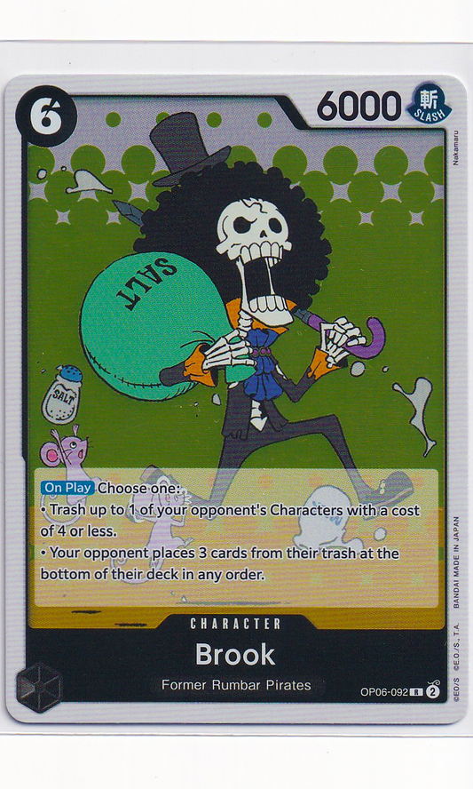 One Piece - #06-092 Brook (Rare)