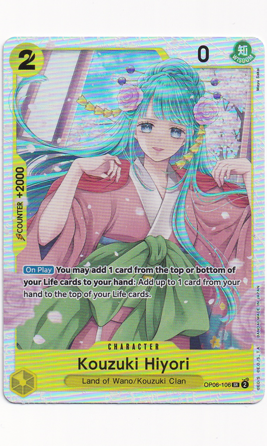 One Piece - #06-106 Kouzuki Hiyori (Super Rare)