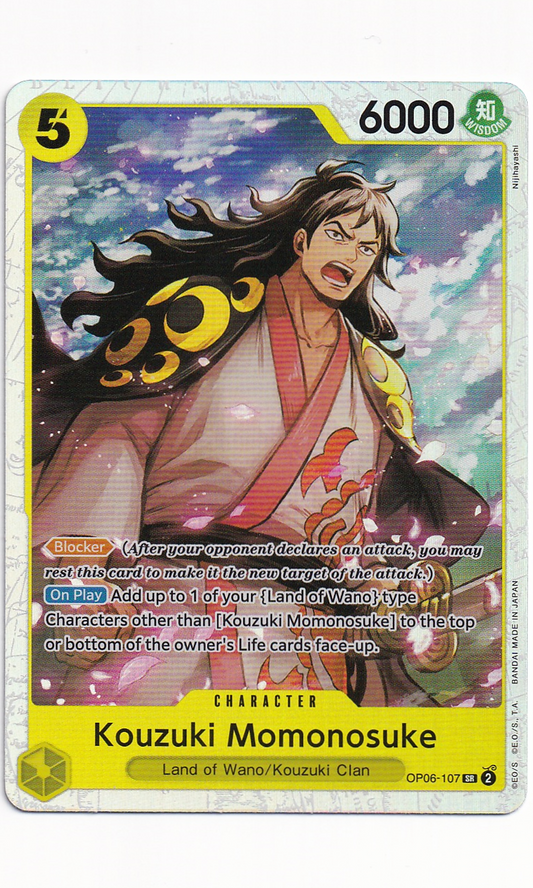One Piece - #06-107 Kouzuki Momonosuke (Super Rare)