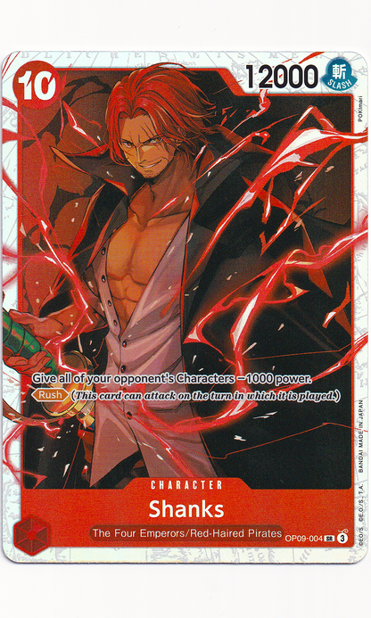 One Piece - #09-004 Shanks (Super Rare)