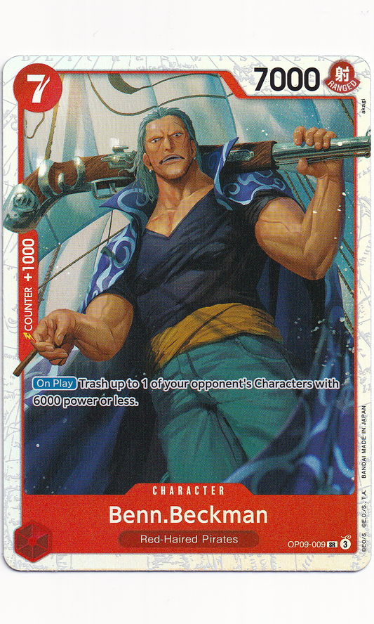 One Piece - #09-009 Benn.Beckman (Super Rare)