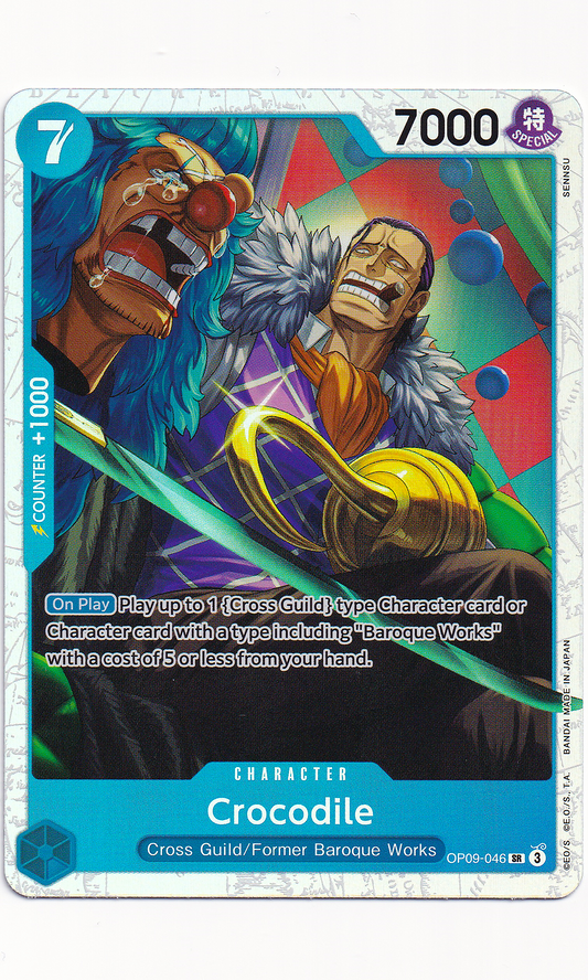 One Piece - #09-046 Crocodile (Super Rare)