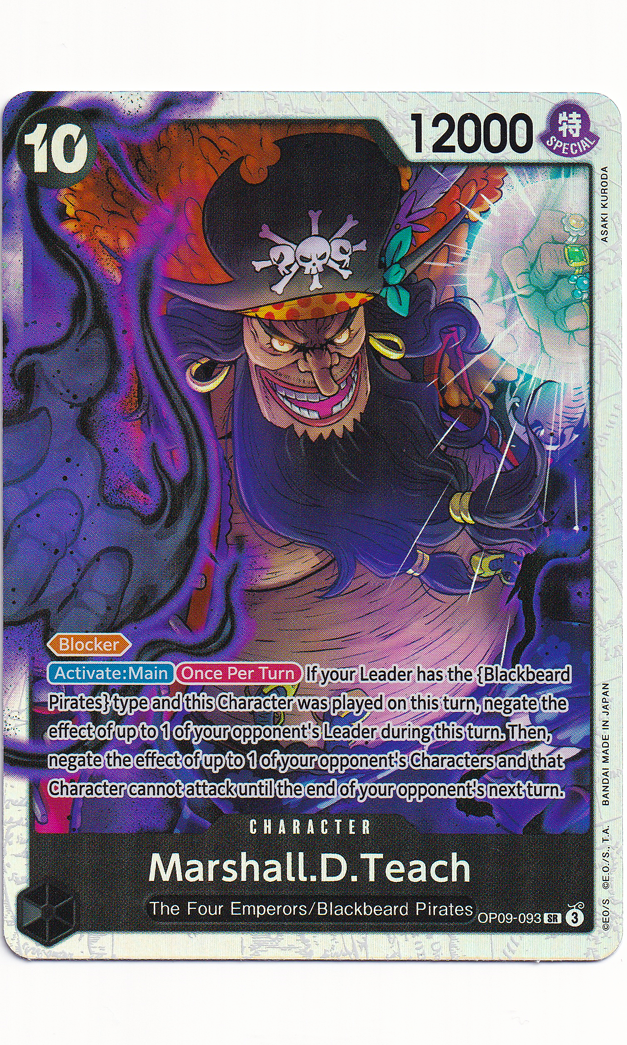 One Piece - #09-093 Marshall.D.Teach (Super Rare)