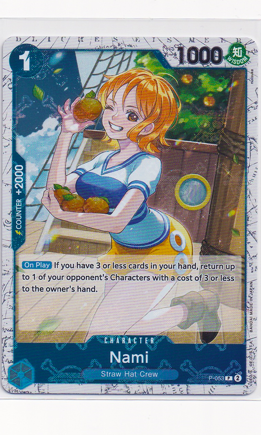 One Piece - #P-053 Nami (Jolly Roger Foil)