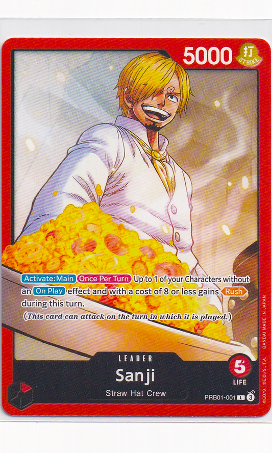 One Piece - #PRB01-001 Sanji (Leader)