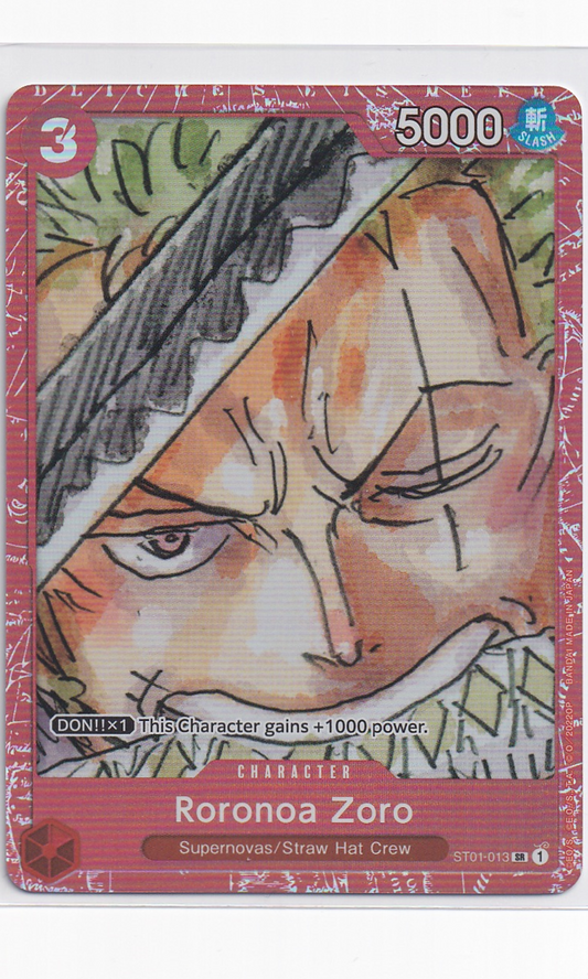 One Piece - #ST01-013 Roronoa Zoro (Premium Card Collection)