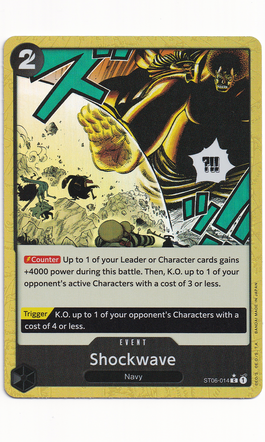 One Piece - #ST06-014 Shockwave (Textured Foil)